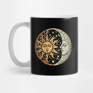 Sun and Moon Mosaic Mug